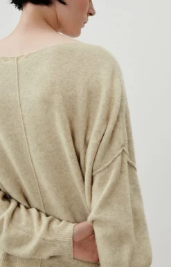 American Vintage Women'S Jumper Damsville Sand Melange Best Sale