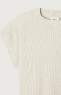 American Vintage Women'S Jumper Dozborow Ecru Melange Clearance