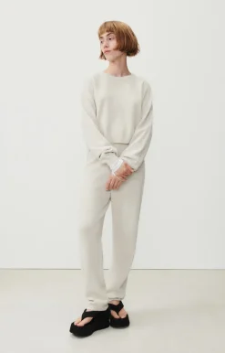 American Vintage Women'S Jumper Dozborow Ecru Melange Discount