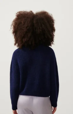 American Vintage Women'S Jumper East Navy Melange New