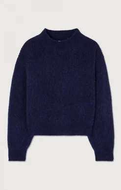 American Vintage Women'S Jumper East Navy Melange New