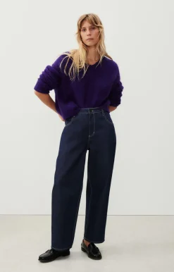 American Vintage Women'S Jumper East Melange Blackberry Online