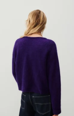 American Vintage Women'S Jumper East Melange Blackberry Online