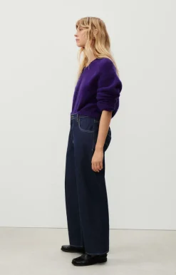 American Vintage Women'S Jumper East Melange Blackberry Online