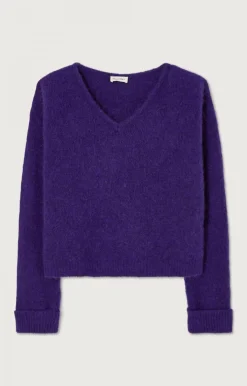 American Vintage Women'S Jumper East Melange Blackberry Online