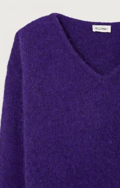 American Vintage Women'S Jumper East Melange Blackberry Online