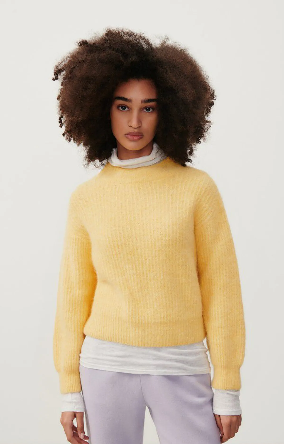 American Vintage Women'S Jumper East Melange Lemonade Fashion