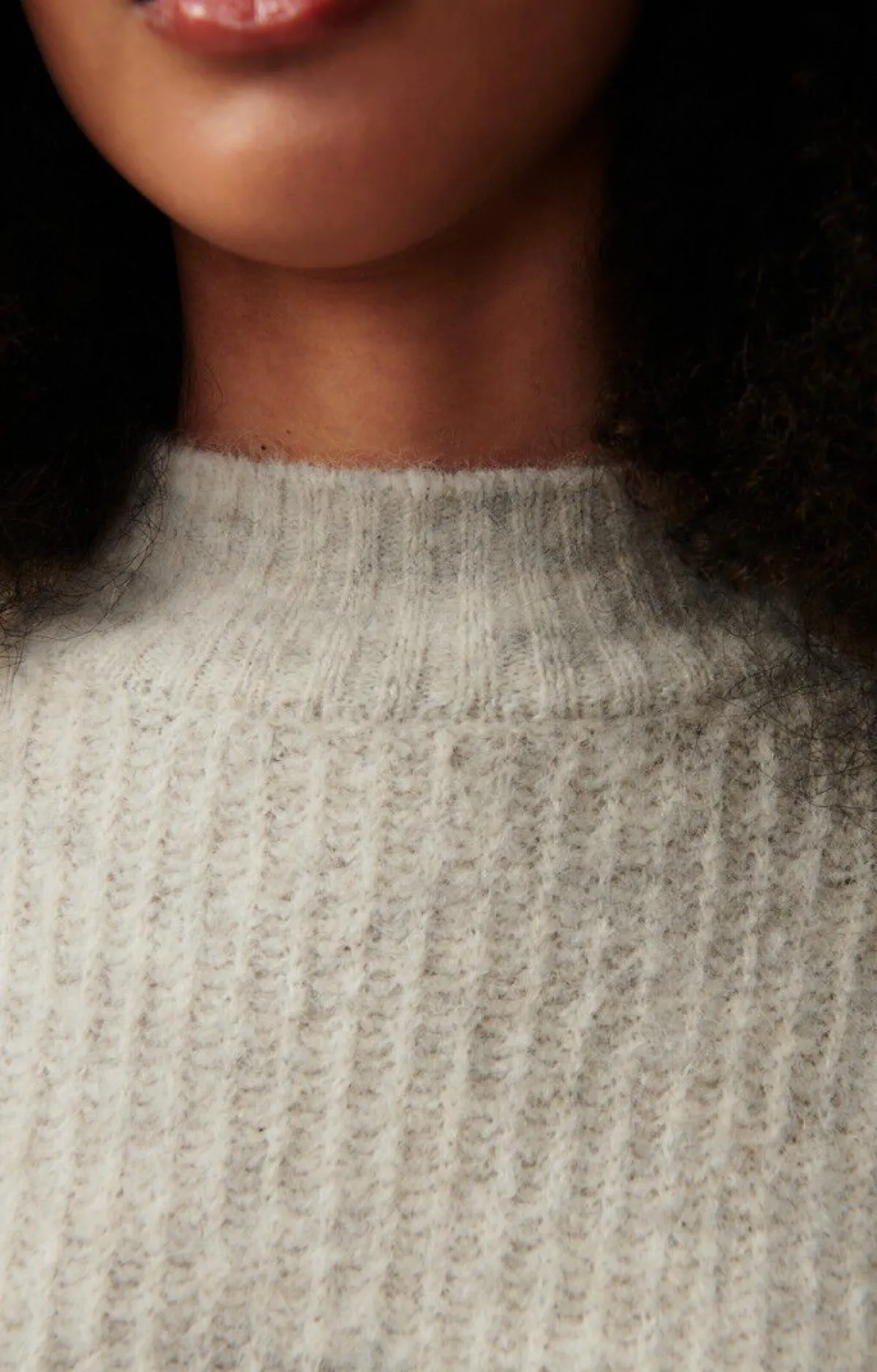 American Vintage Women'S Jumper East Powder Snow Melange Shop