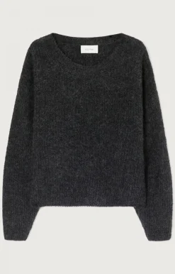 American Vintage Women'S Jumper East Charcoal Melange Shop