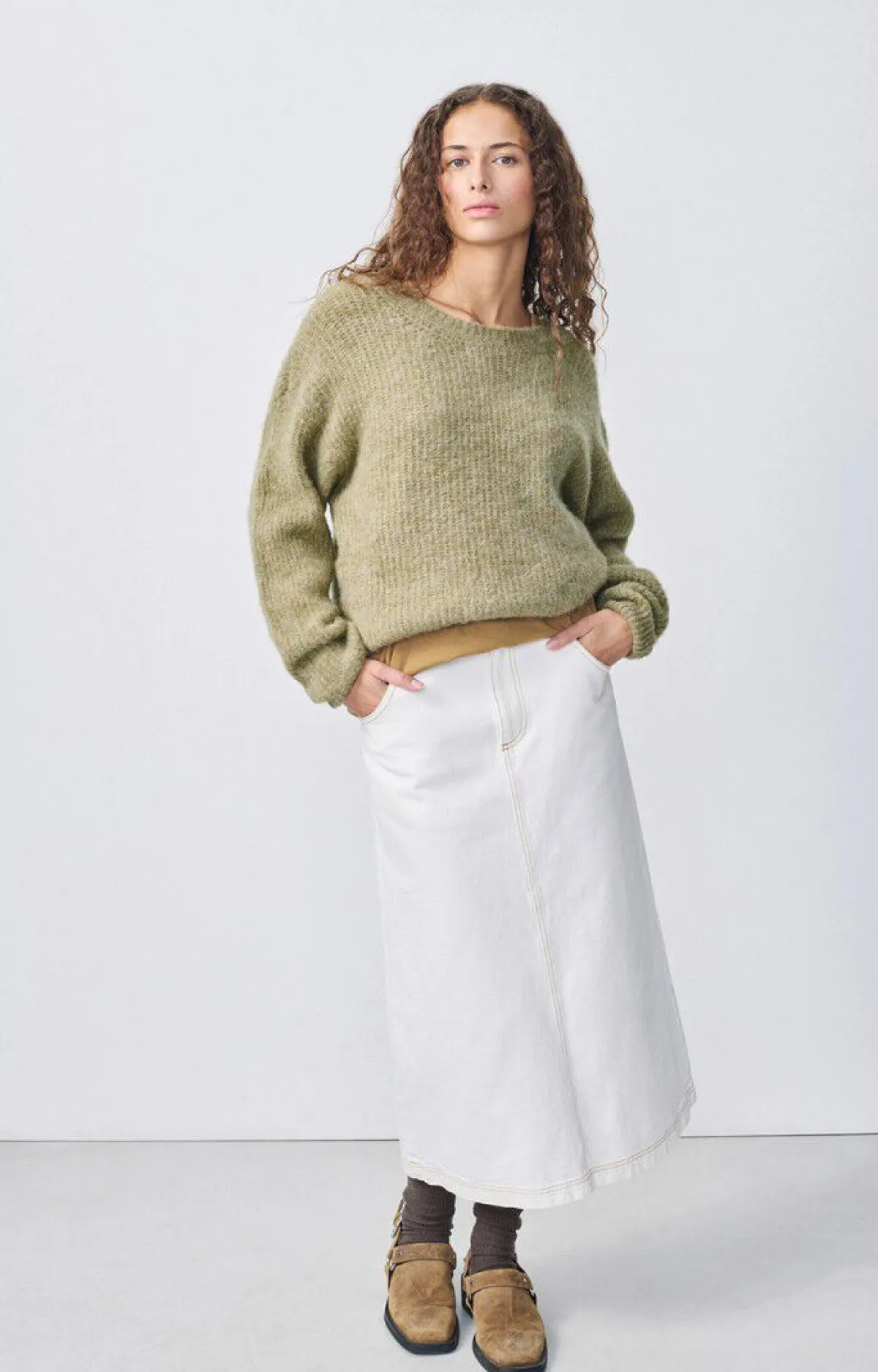 American Vintage Women'S Jumper East Rye Melange Shop