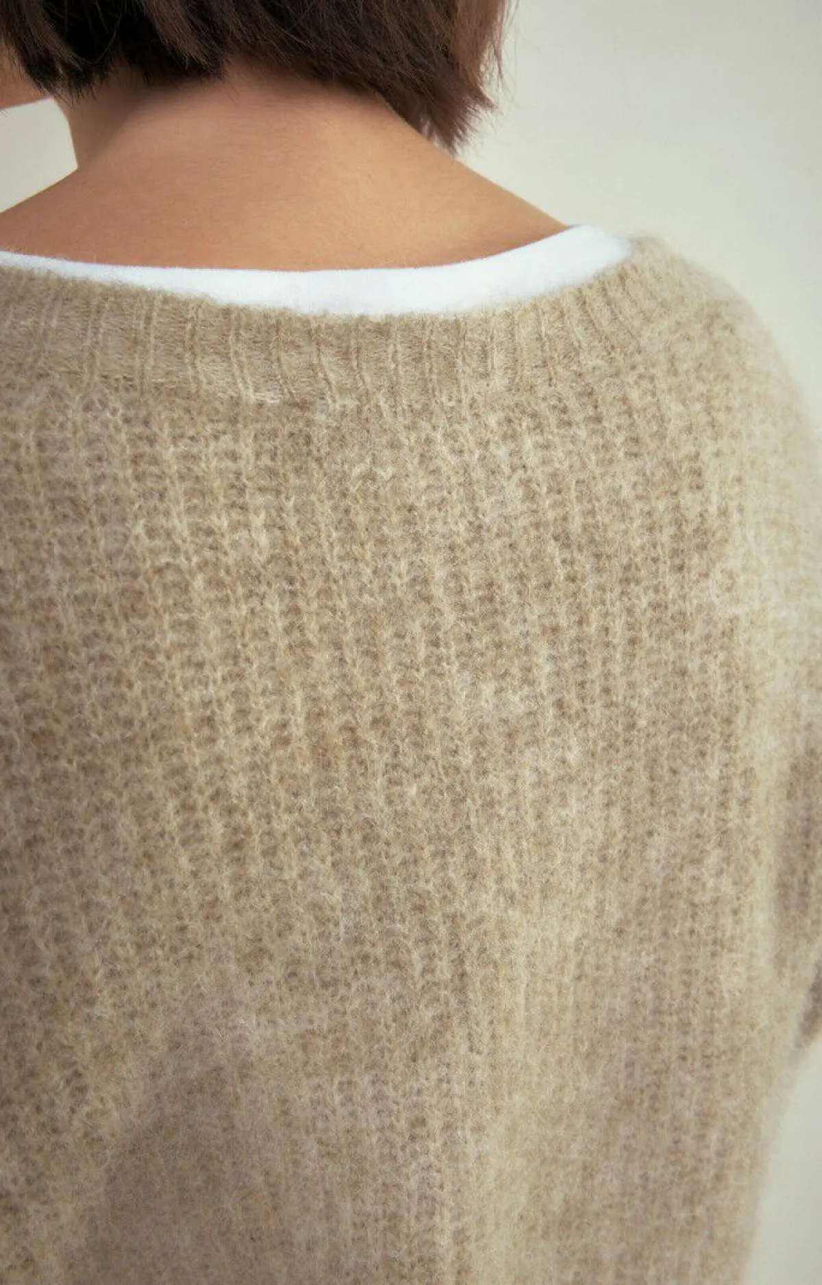 American Vintage Women'S Jumper East Beige Melange Best Sale
