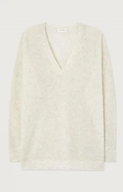 American Vintage Women'S Jumper Razpark Ecru Multimelange Online