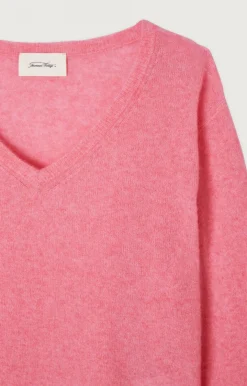 American Vintage Women'S Jumper Razpark Candy Pink Melange Flash Sale