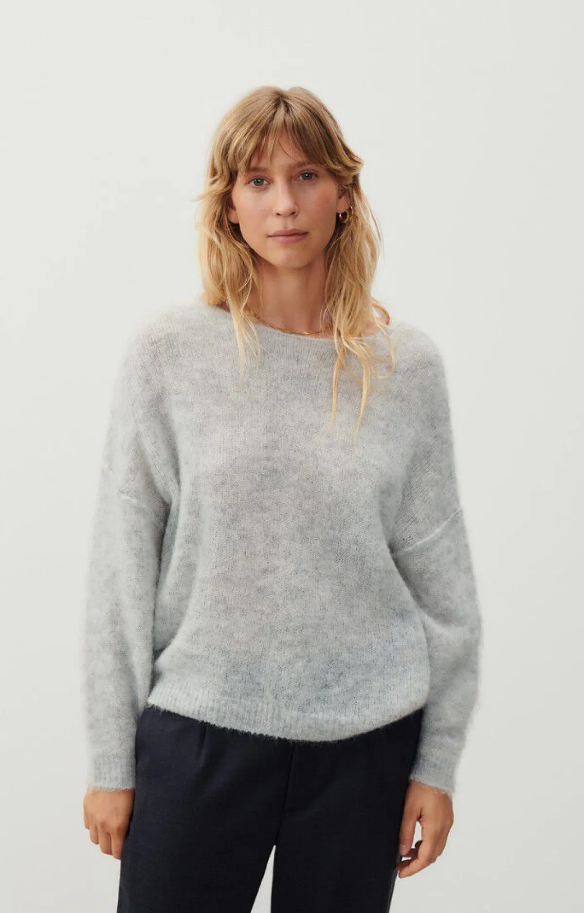 American Vintage Women'S Jumper Yanbay Heather Grey Best