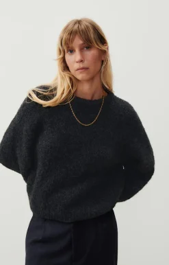 American Vintage Women'S Jumper Zolly Charcoal Melange New
