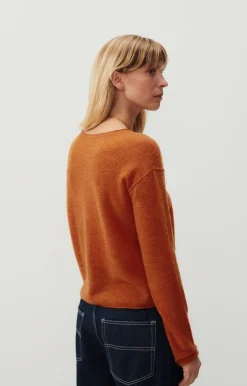 American Vintage Women'S Jumper Zyrobow Pumpkin Melange Hot