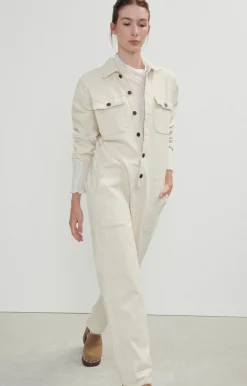 American Vintage Women'S Jumpsuit Snopdog Ecru Online