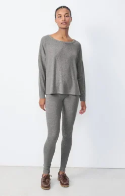 American Vintage Women'S Leggings Vetington Heather Grey Cheap