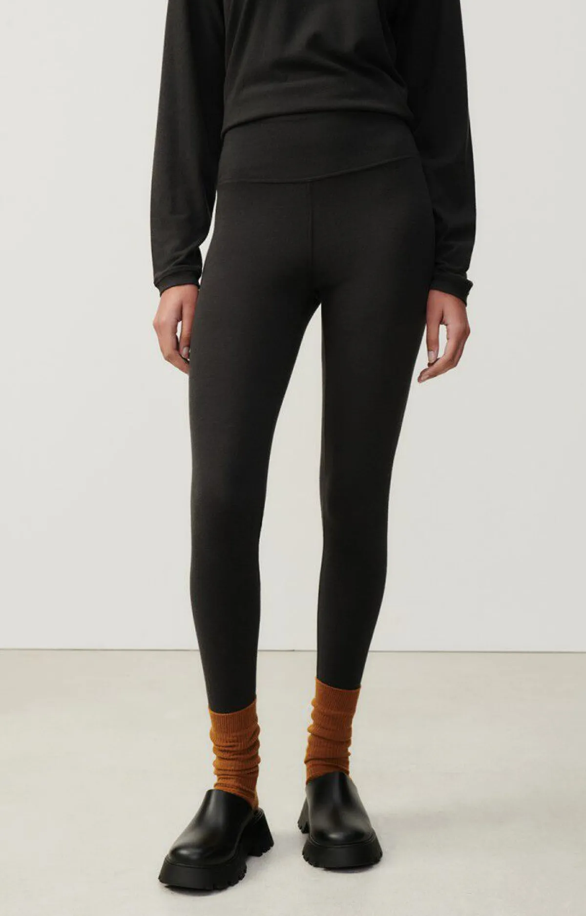 American Vintage Women'S Leggings Ypawood Carbon Melange Sale