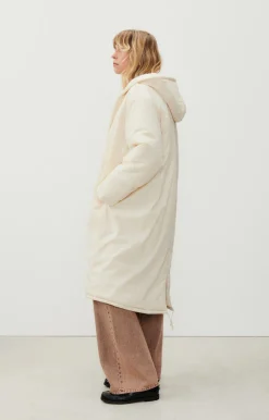 American Vintage Women'S Parka Zotcity Ecru Hot