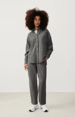 American Vintage Women'S Shirt Jofty Gravel Melange Outlet