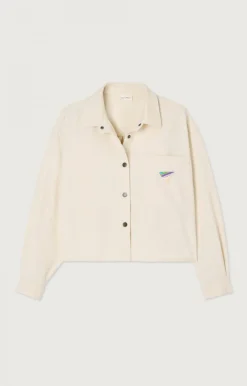 American Vintage Women'S Shirt Tirabay Ecru Store