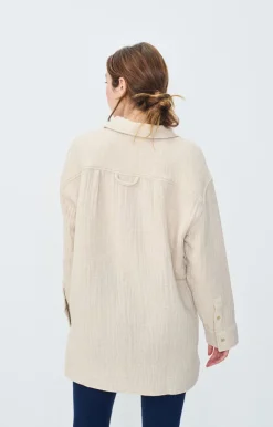 American Vintage Women'S Shirt Yenboro Mist Melange Cheap