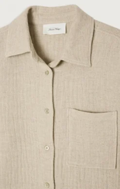 American Vintage Women'S Shirt Yenboro Mist Melange Cheap