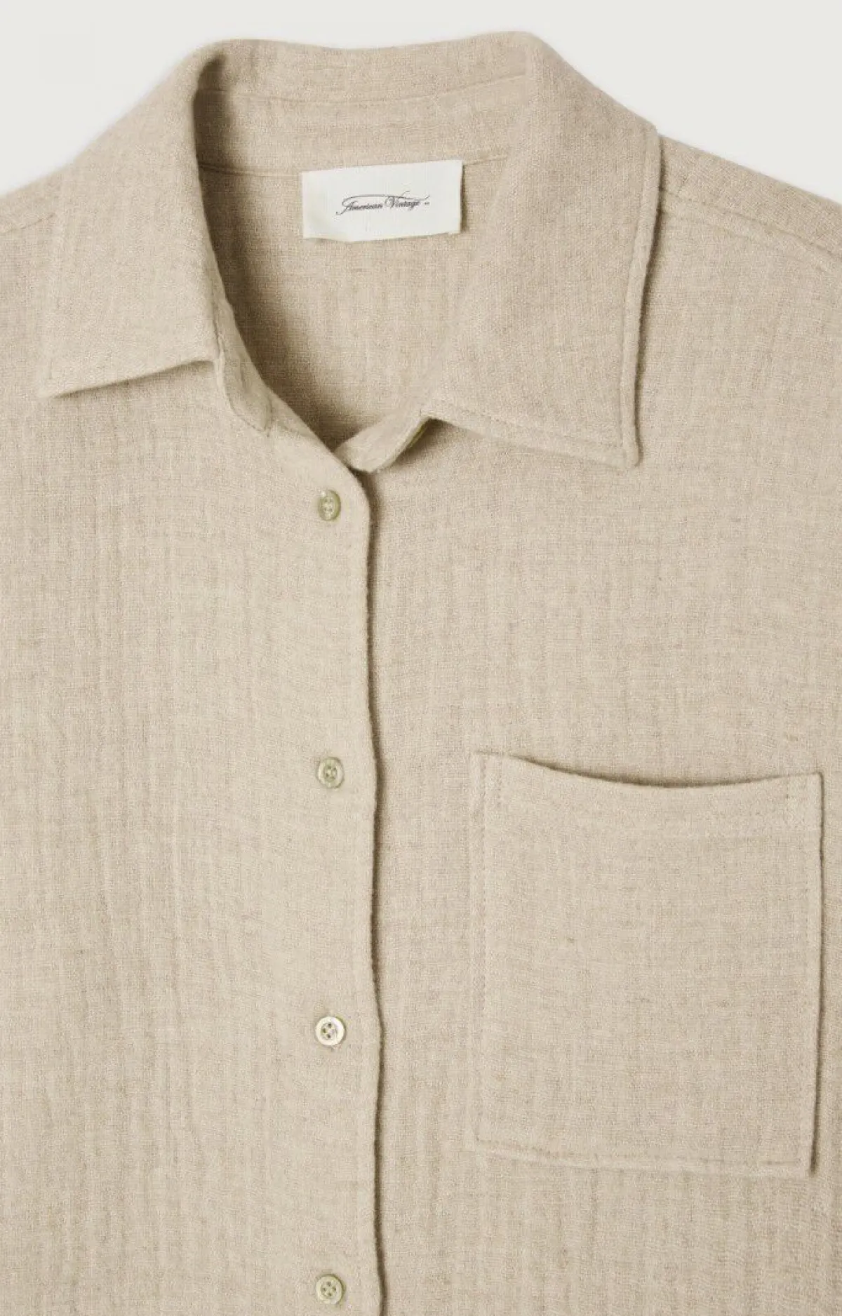 American Vintage Women'S Shirt Yenboro Mist Melange Cheap