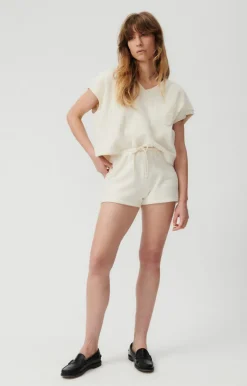 American Vintage Women'S Shorts Bobypark Ecru Fashion