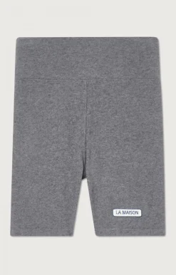 American Vintage Women'S Shorts Ypawood Charcoal Melange Best Sale