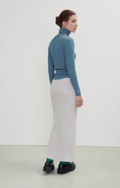 American Vintage Women'S Skirt Gykotown Grey Tiles New