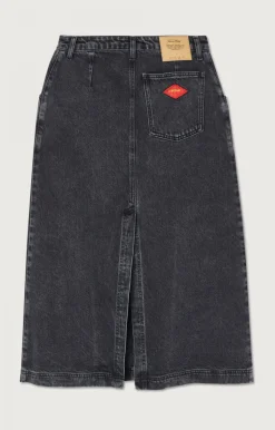 American Vintage Women'S Skirt Yopday Black Salt And Pepper New