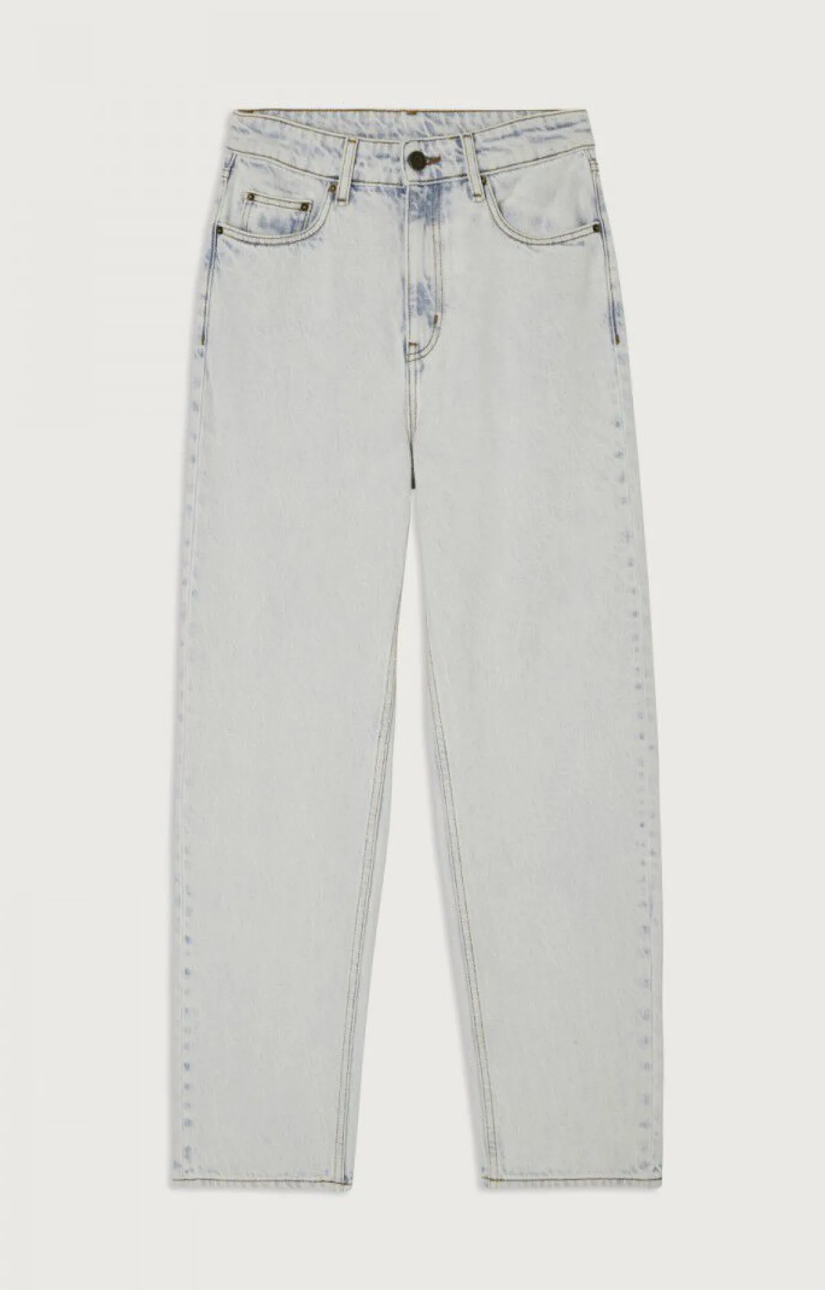 American Vintage Women'S Straight Leg Jeans Joybird Winter Bleached New