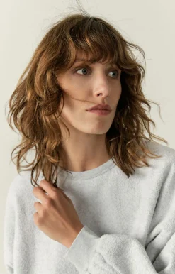 American Vintage Women'S Sweatshirt Bobypark Arctic Melange Discount