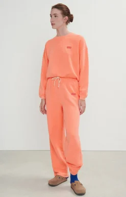 American Vintage Women'S Sweatshirt Izubird Fluorescent Orange Store