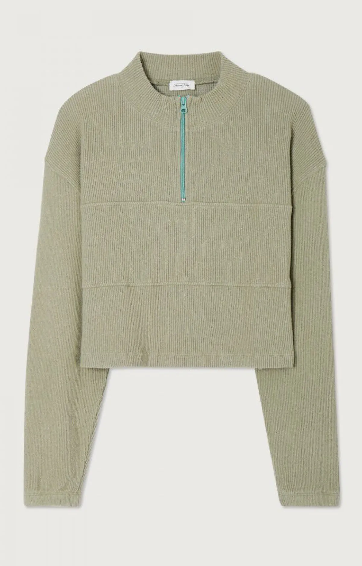 American Vintage Women'S Sweatshirt Pyboo Light Khaki Cheap