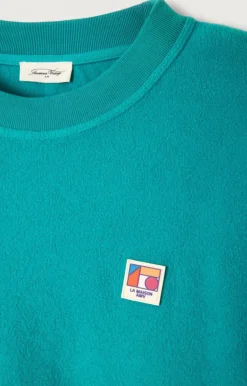 American Vintage Women'S Sweatshirt Rullow Duck Green Outlet