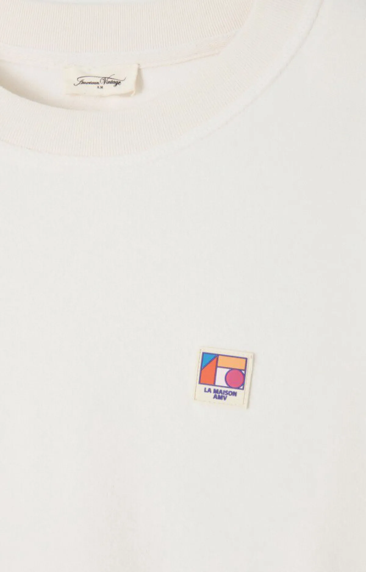 American Vintage Women'S Sweatshirt Rullow Ecru New