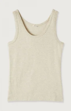 American Vintage Women'S Tank Top Bozy Melange Cream Online