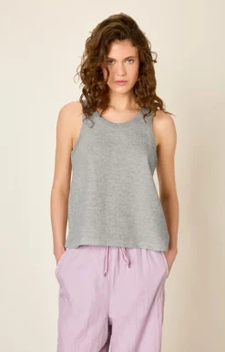 American Vintage Women'S Tank Top Givston Heather Grey Best
