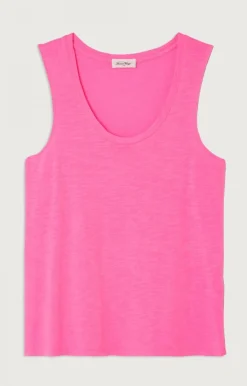 American Vintage Women'S Tank Top Jacksonville Fluo Pink Fashion