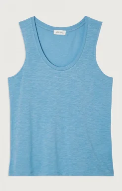 American Vintage Women'S Tank Top Jacksonville Vintage Bluish Clearance