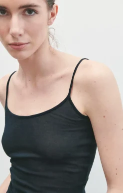 American Vintage Women'S Tank Top Massachusetts Navy Cheap