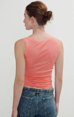 American Vintage Women'S Tank Top Massachusetts Coral Best