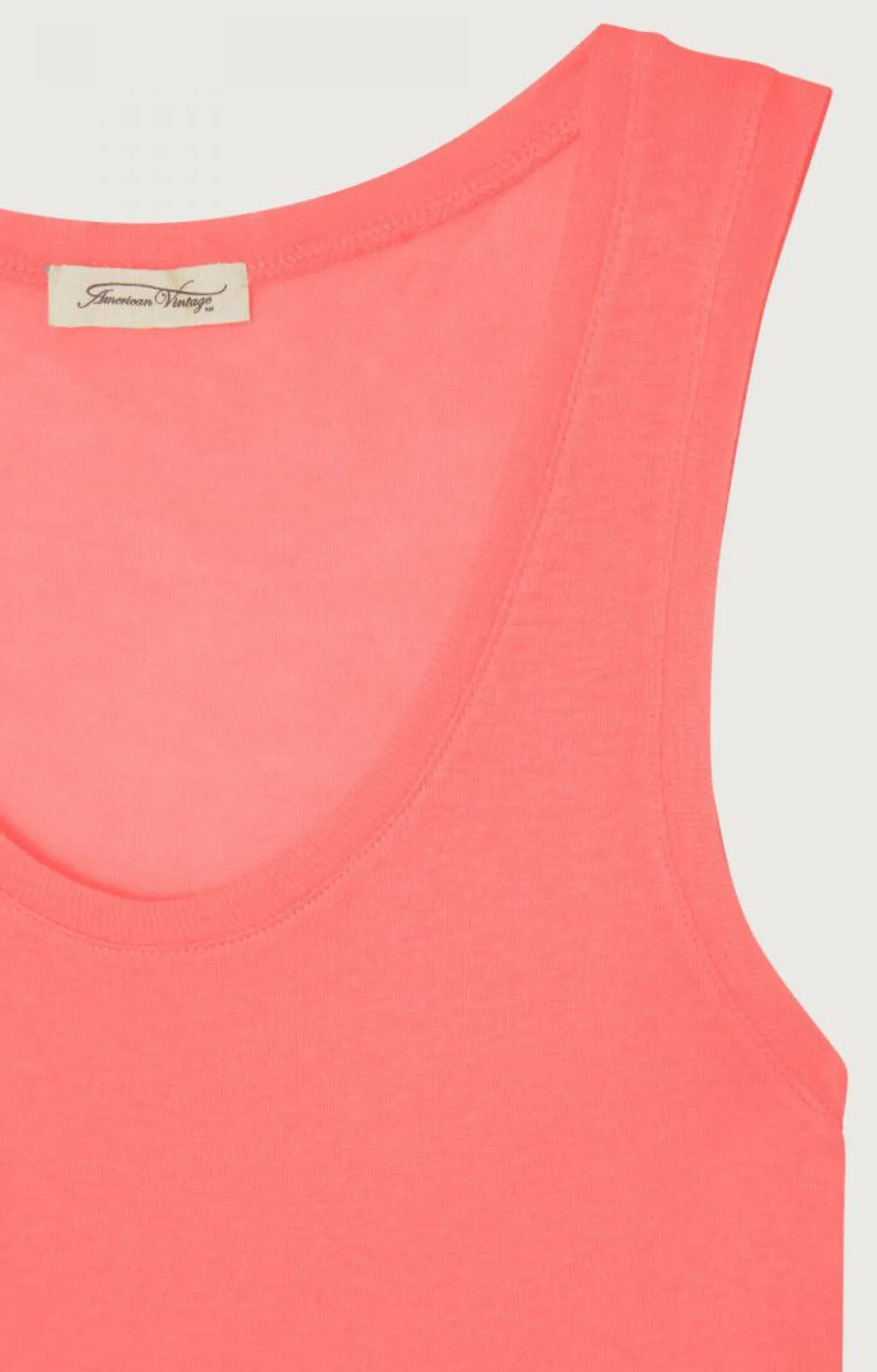 American Vintage Women'S Tank Top Massachusetts Coral Best