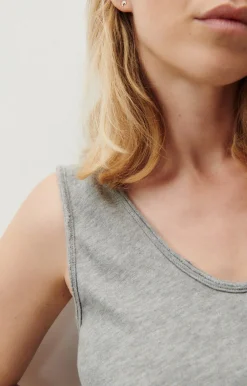 American Vintage Women'S Tank Top Sonoma Heather Grey Cheap