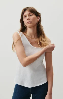 American Vintage Women'S Tank Top Sonoma White Online