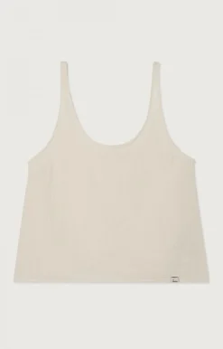 American Vintage Women'S Tank Top Ziky Ecru Best Sale