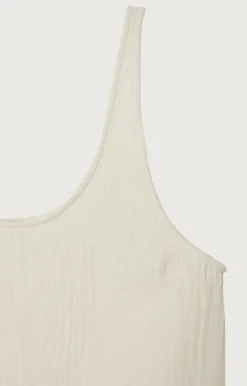 American Vintage Women'S Tank Top Ziky Ecru Best Sale